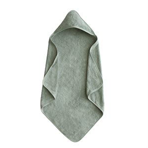 Mushie Hooded Towel - Moss